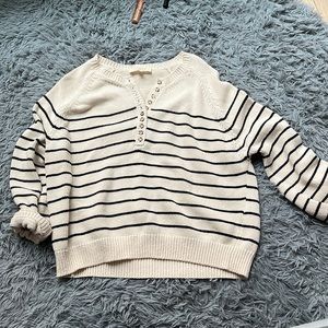 Sezane stripped sweater; classic; French chic